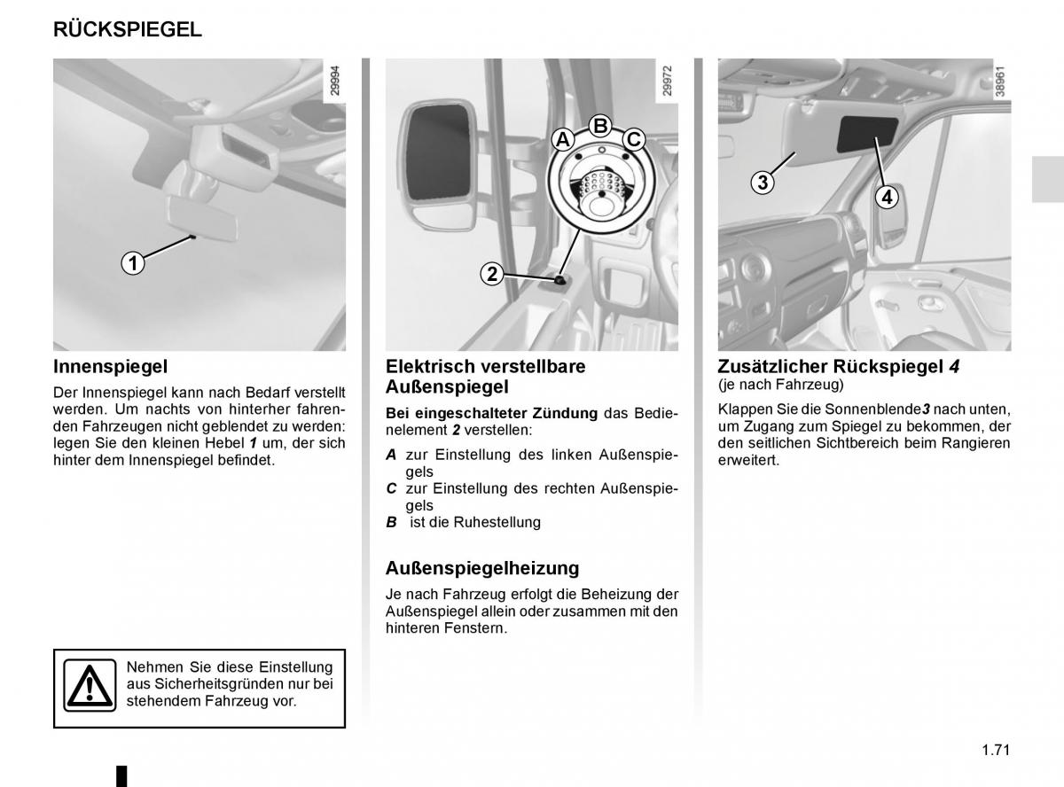 Renault Master III 3 Handbuch / page 77