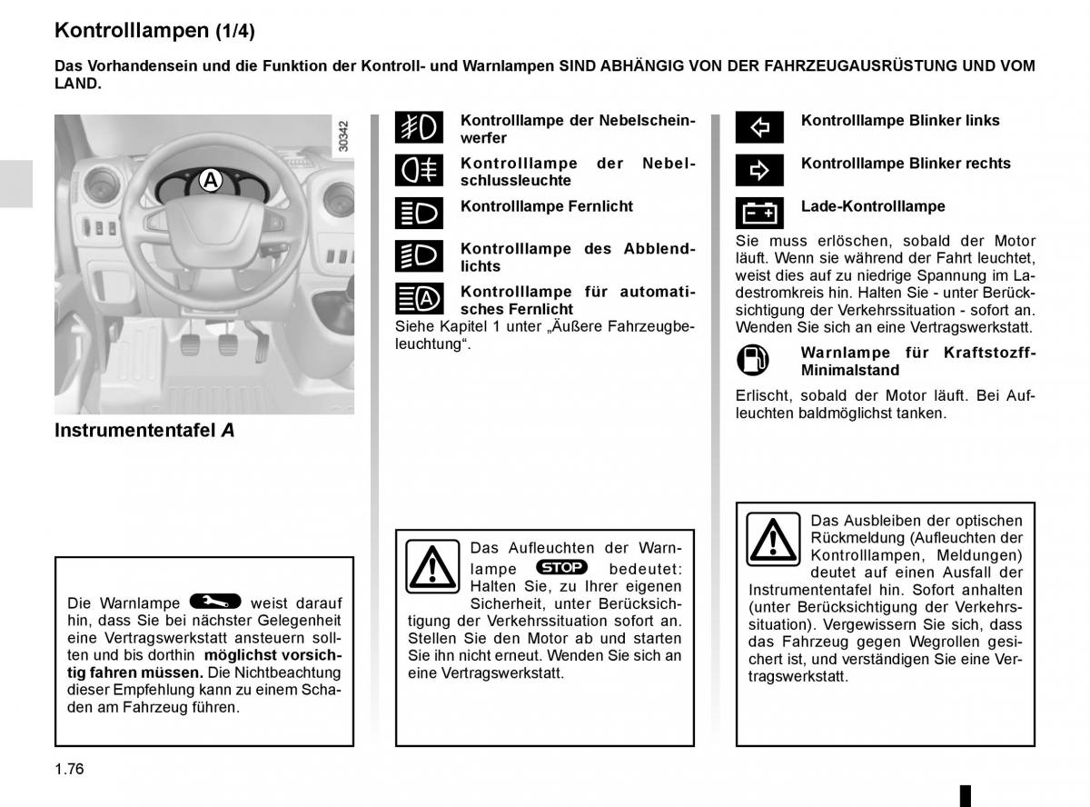 Renault Master III 3 Handbuch / page 82