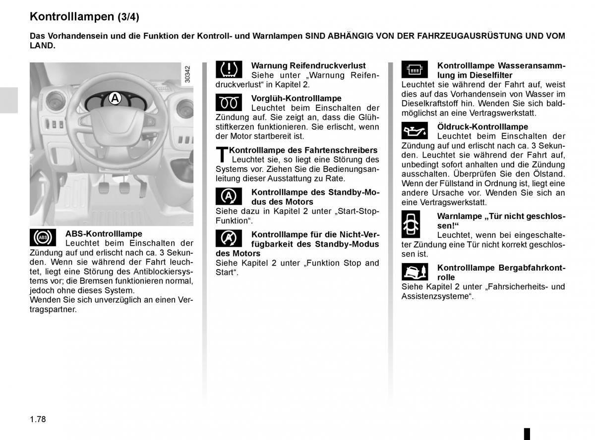 Renault Master III 3 Handbuch / page 84