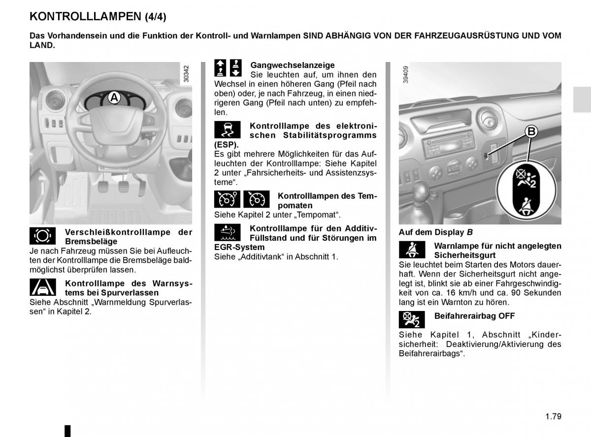 Renault Master III 3 Handbuch / page 85