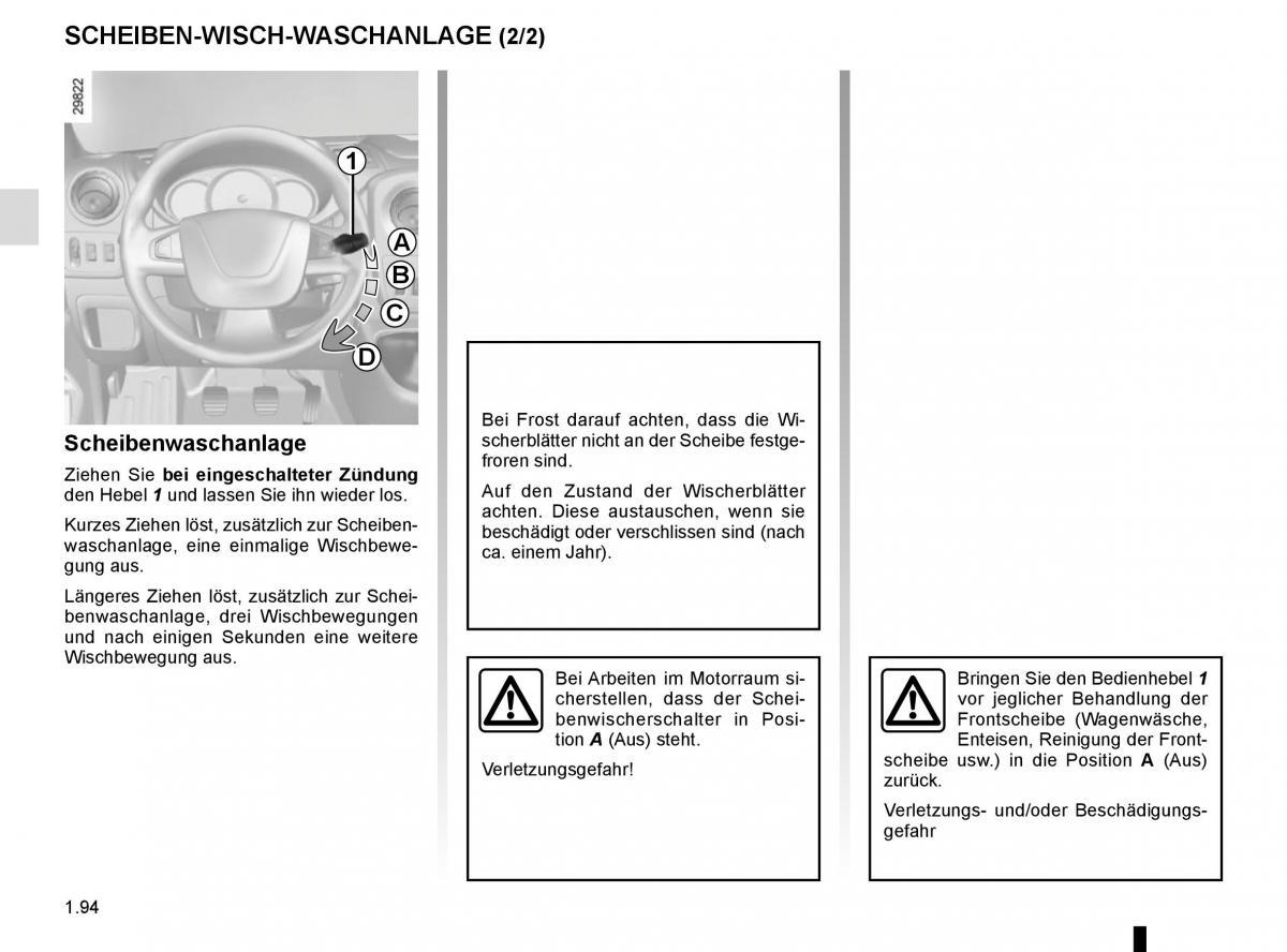 Renault Master III 3 Handbuch / page 100