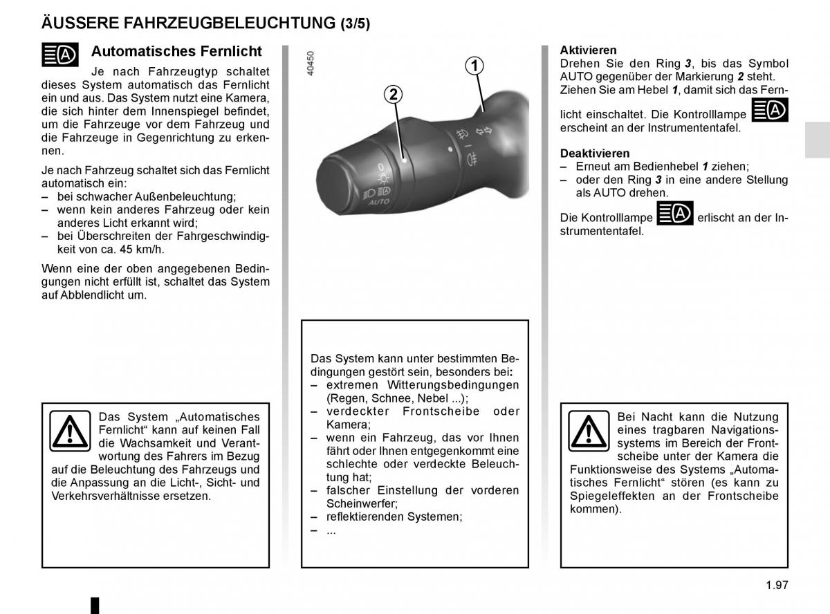 Renault Master III 3 Handbuch / page 103