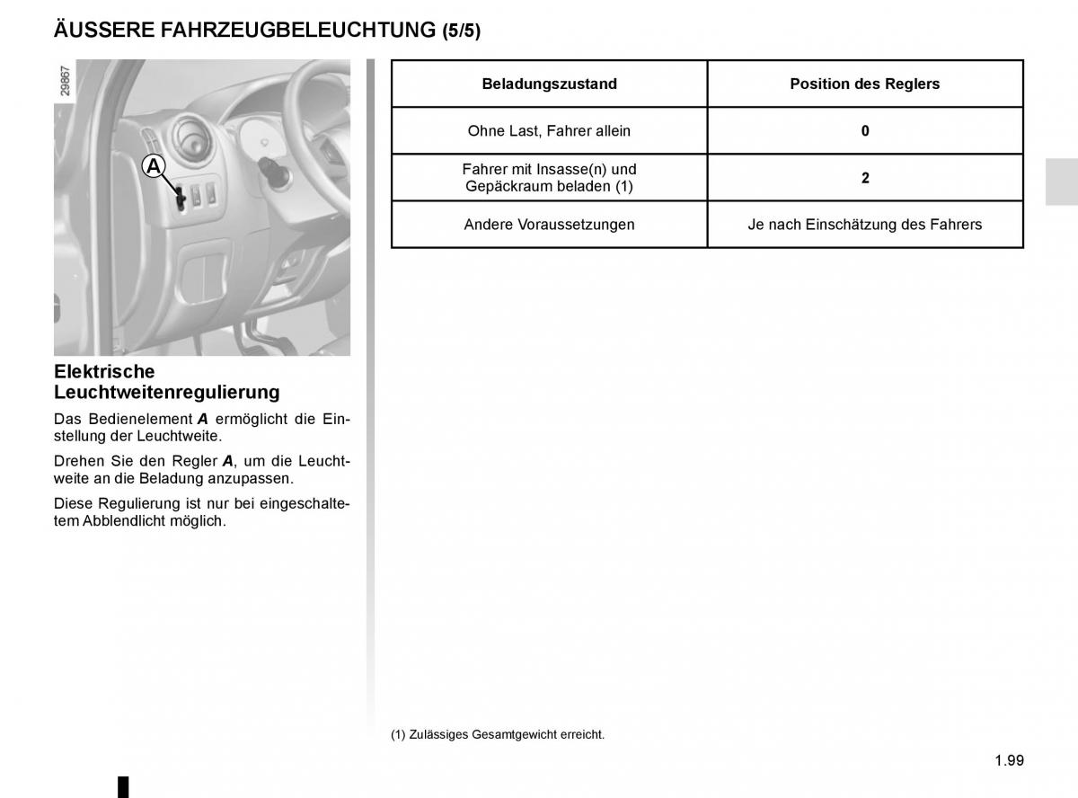 Renault Master III 3 Handbuch / page 105