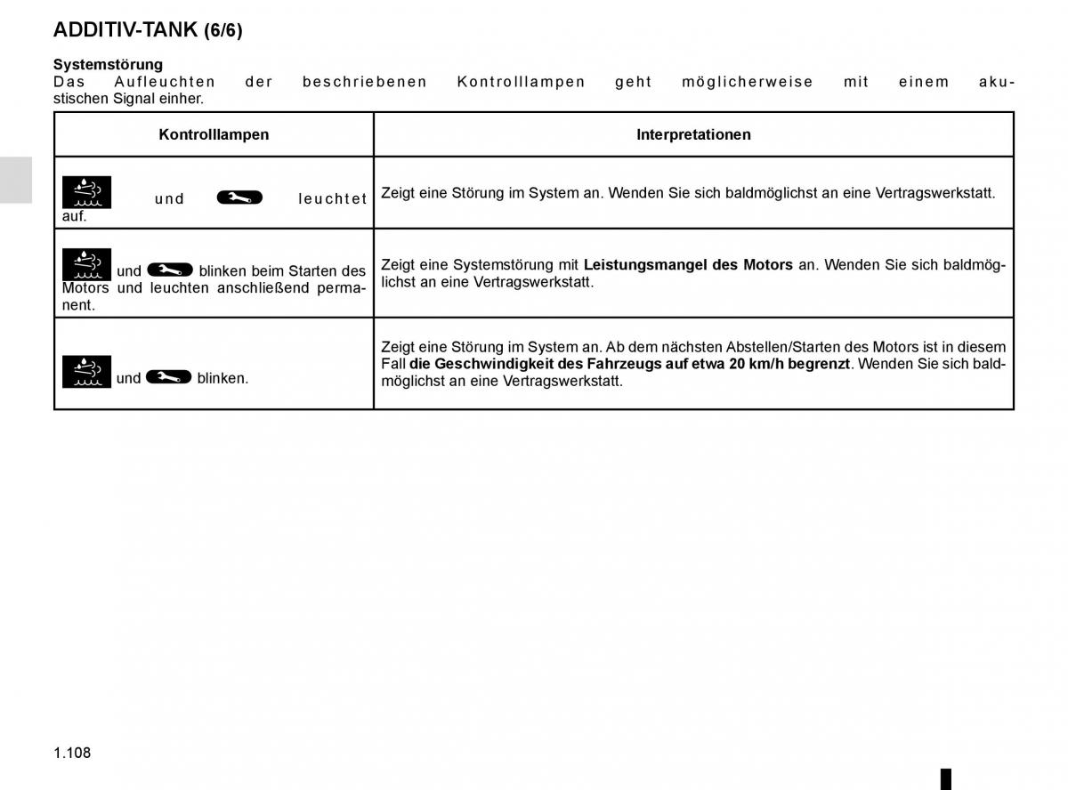 Renault Master III 3 Handbuch / page 114