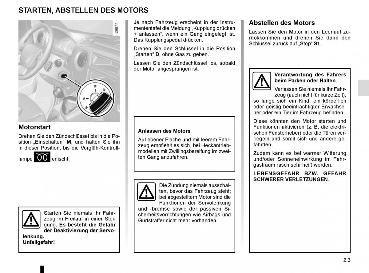 Renault Master III 3 Handbuch / page 117