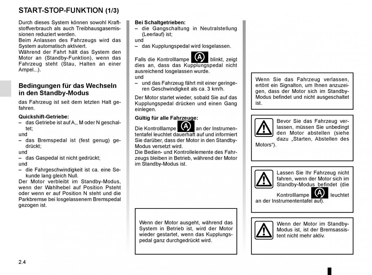 Renault Master III 3 Handbuch / page 118