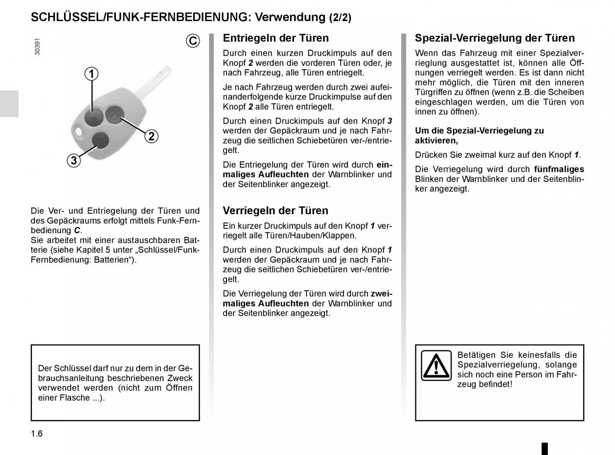 Renault Master III 3 Handbuch / page 12