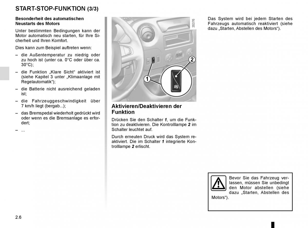 Renault Master III 3 Handbuch / page 120