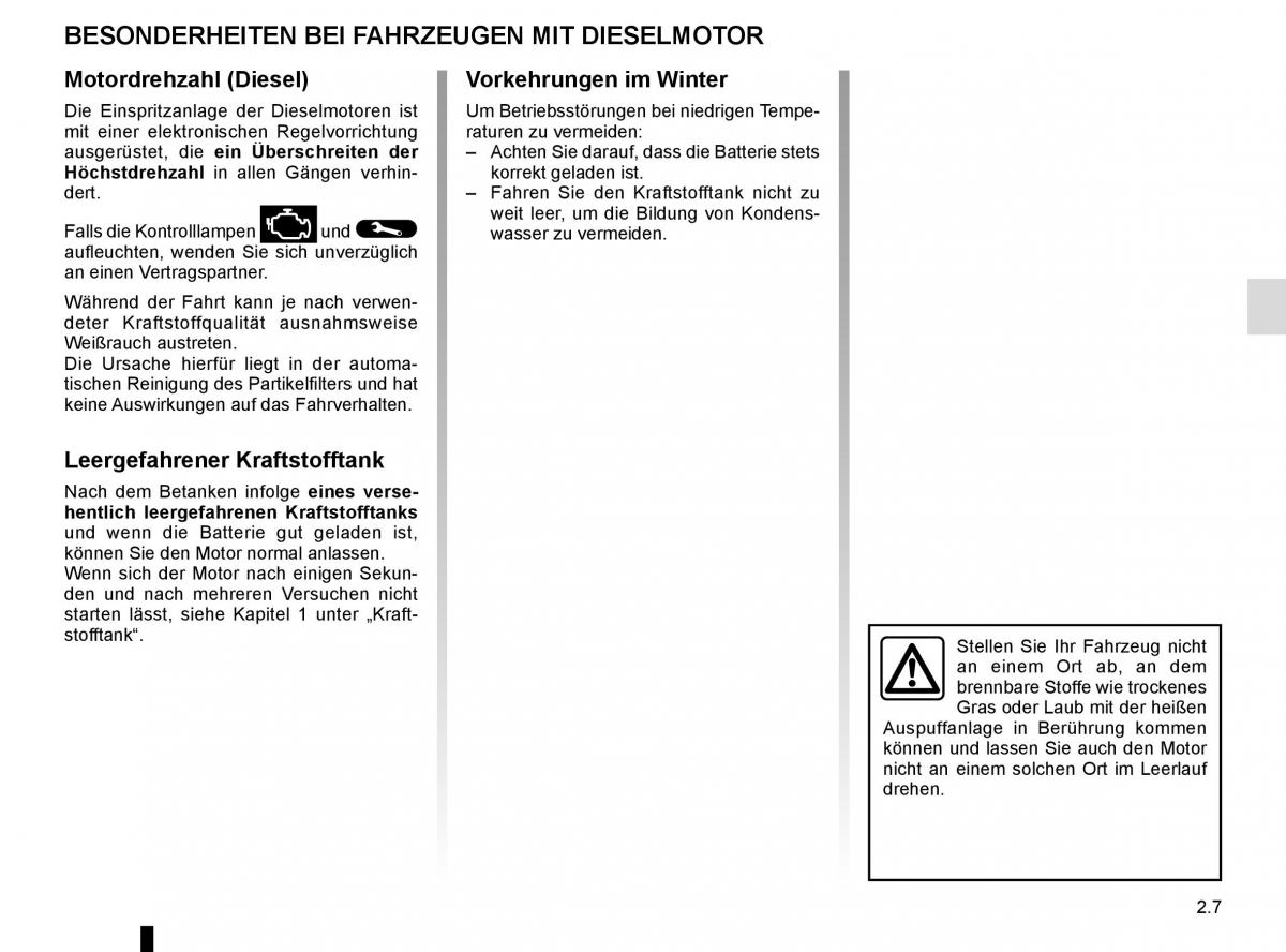 Renault Master III 3 Handbuch / page 121