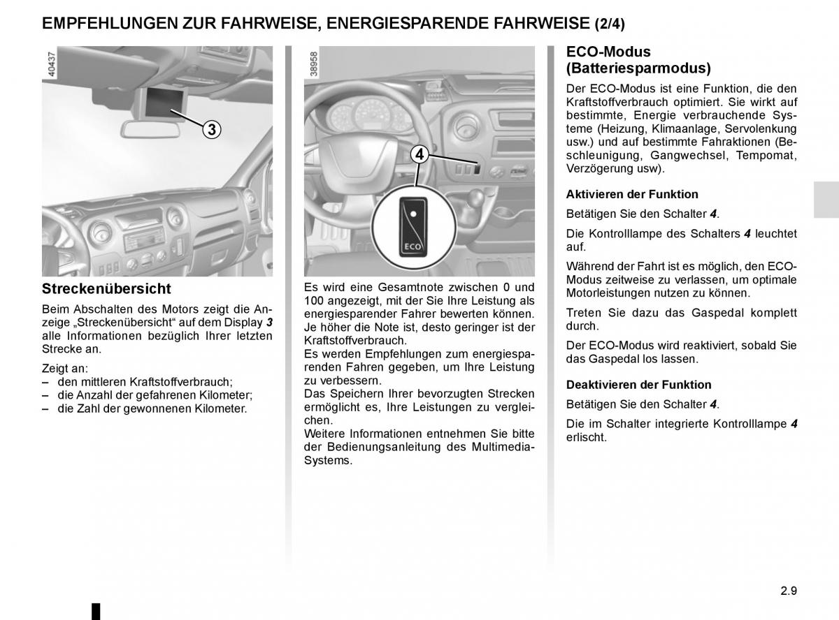 Renault Master III 3 Handbuch / page 123