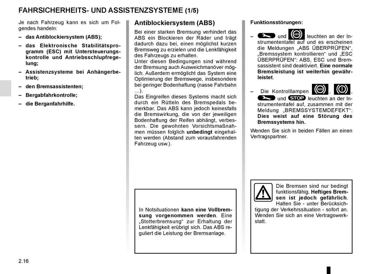 Renault Master III 3 Handbuch / page 130