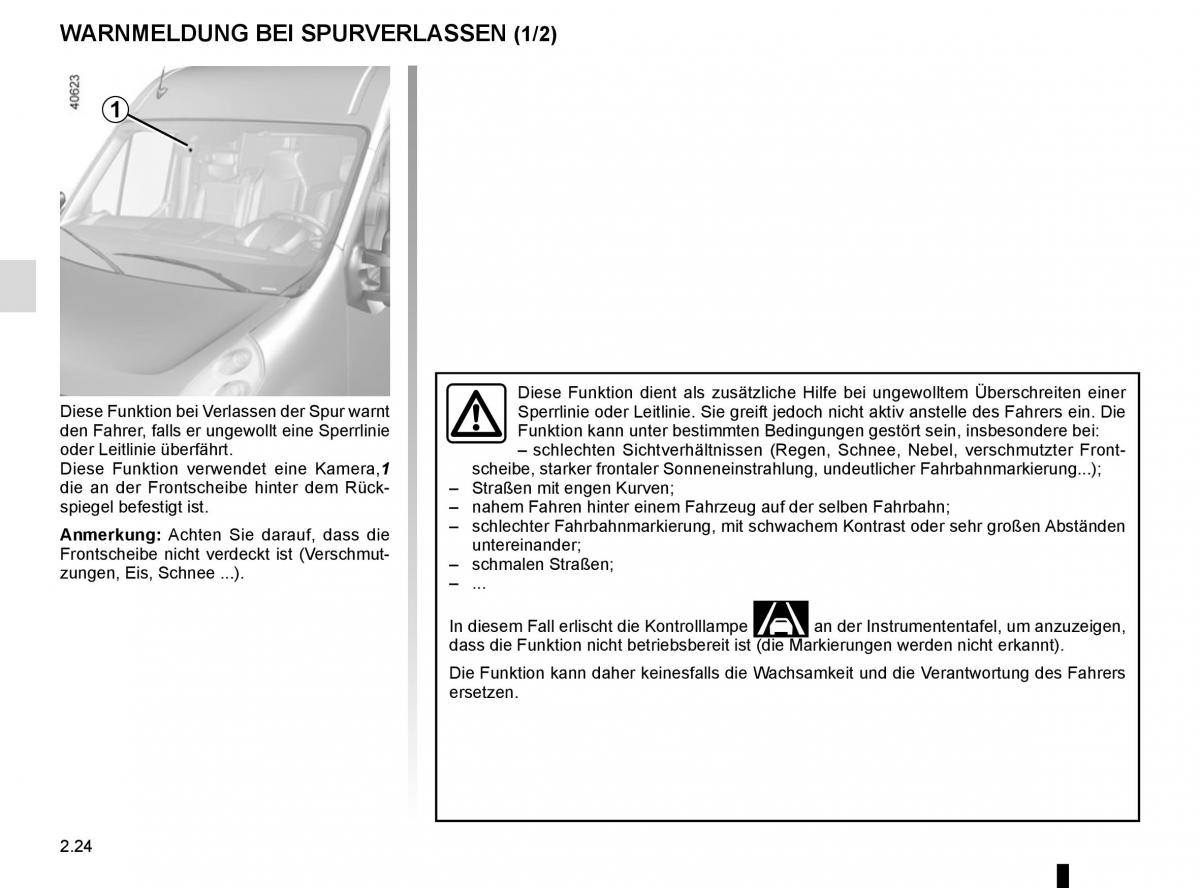 Renault Master III 3 Handbuch / page 138