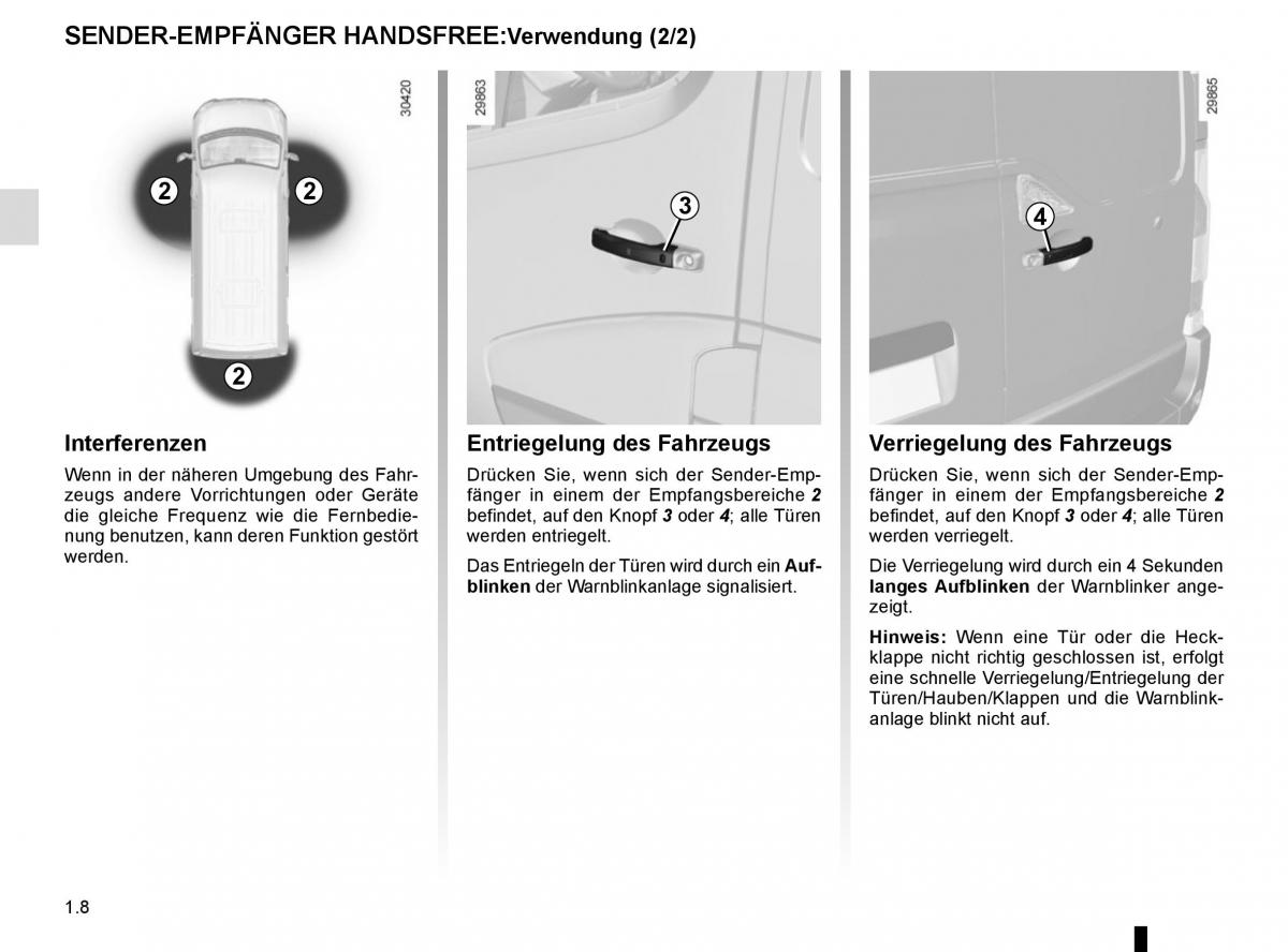 Renault Master III 3 Handbuch / page 14