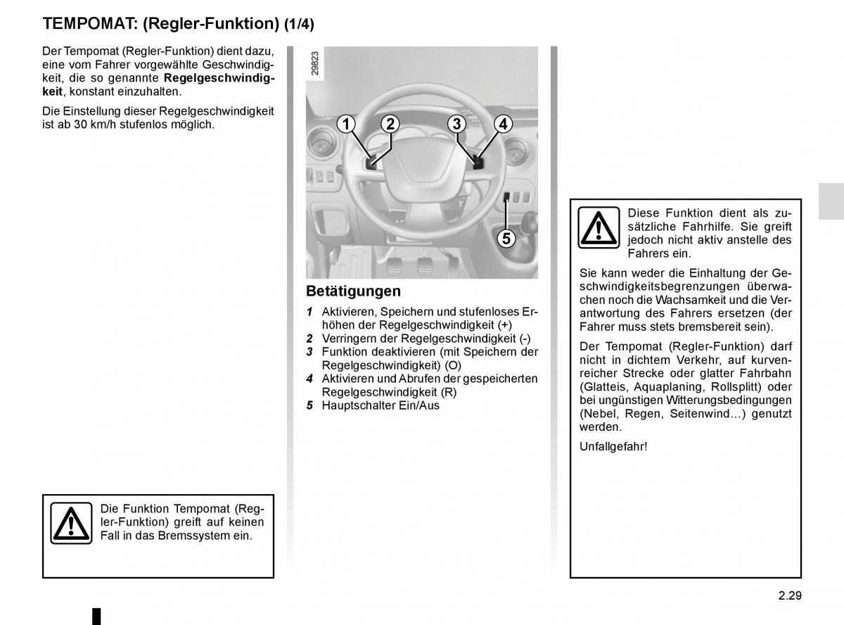 Renault Master III 3 Handbuch / page 143