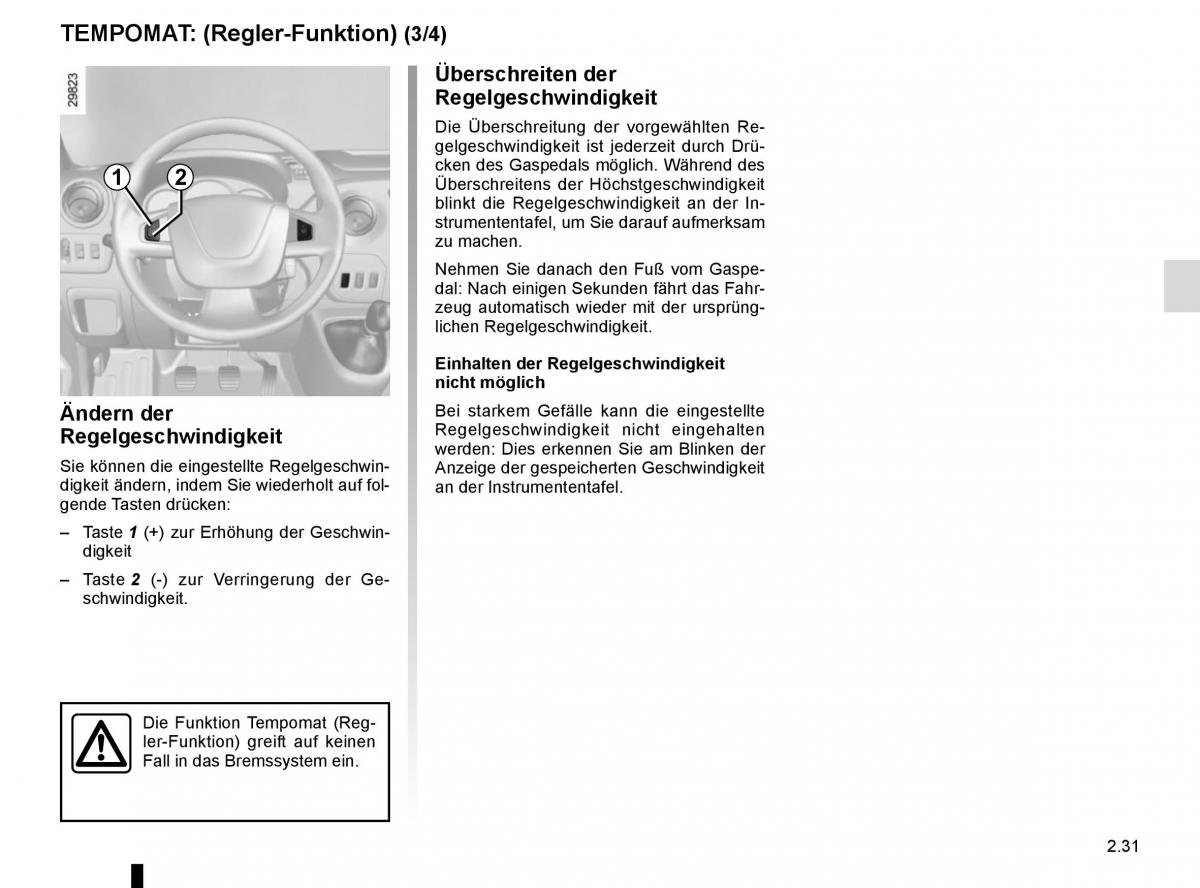 Renault Master III 3 Handbuch / page 145