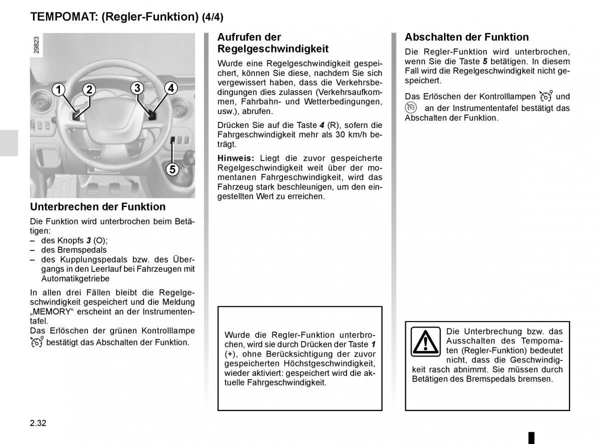 Renault Master III 3 Handbuch / page 146