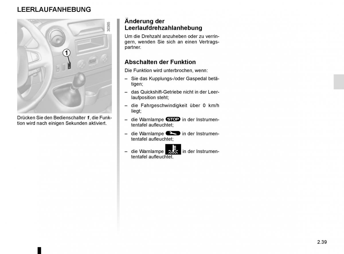 Renault Master III 3 Handbuch / page 153