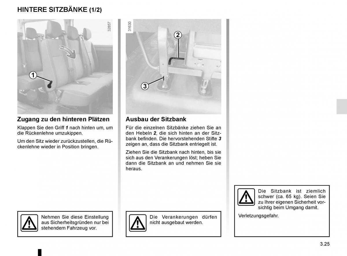 Renault Master III 3 Handbuch / page 185