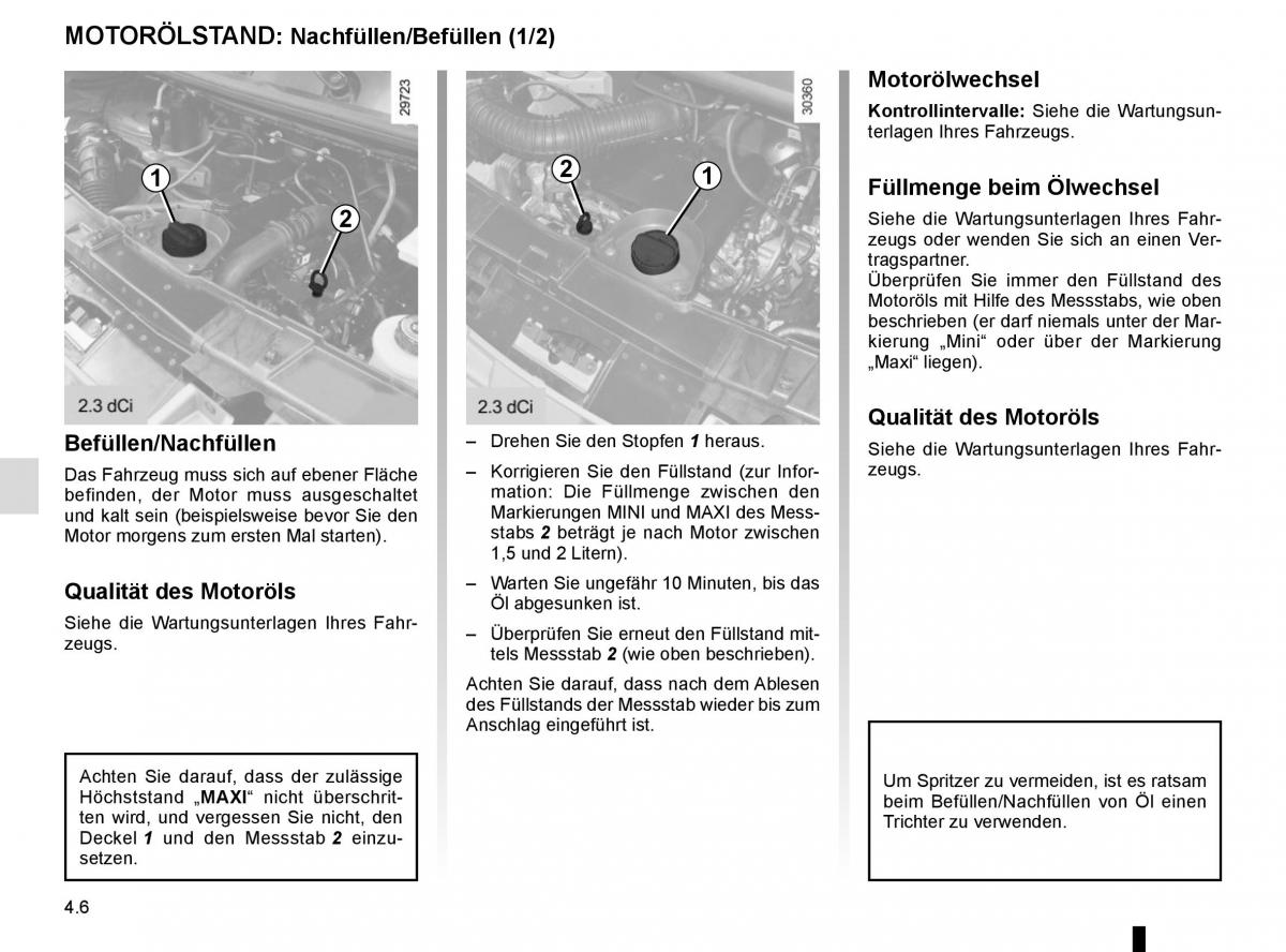 Renault Master III 3 Handbuch / page 196