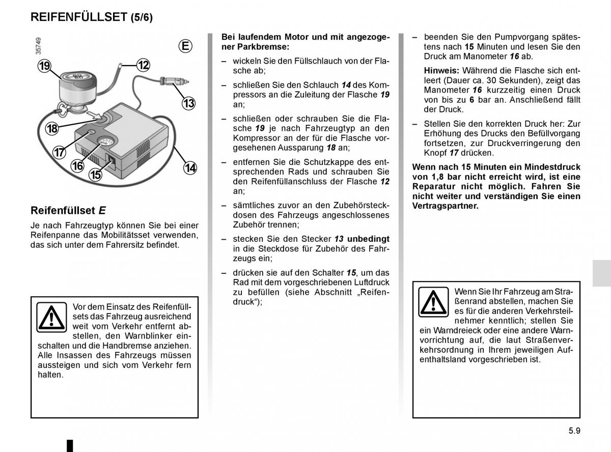 Renault Master III 3 Handbuch / page 217