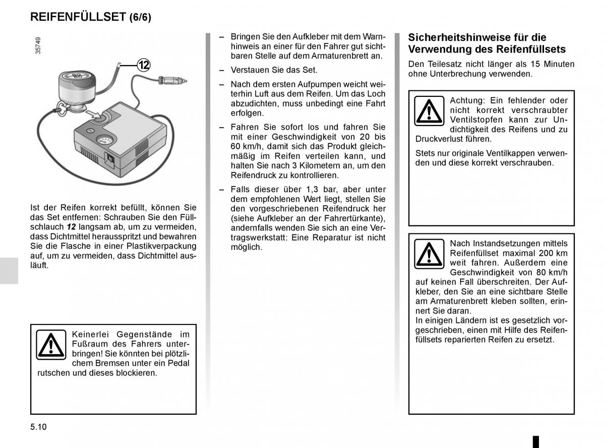 Renault Master III 3 Handbuch / page 218