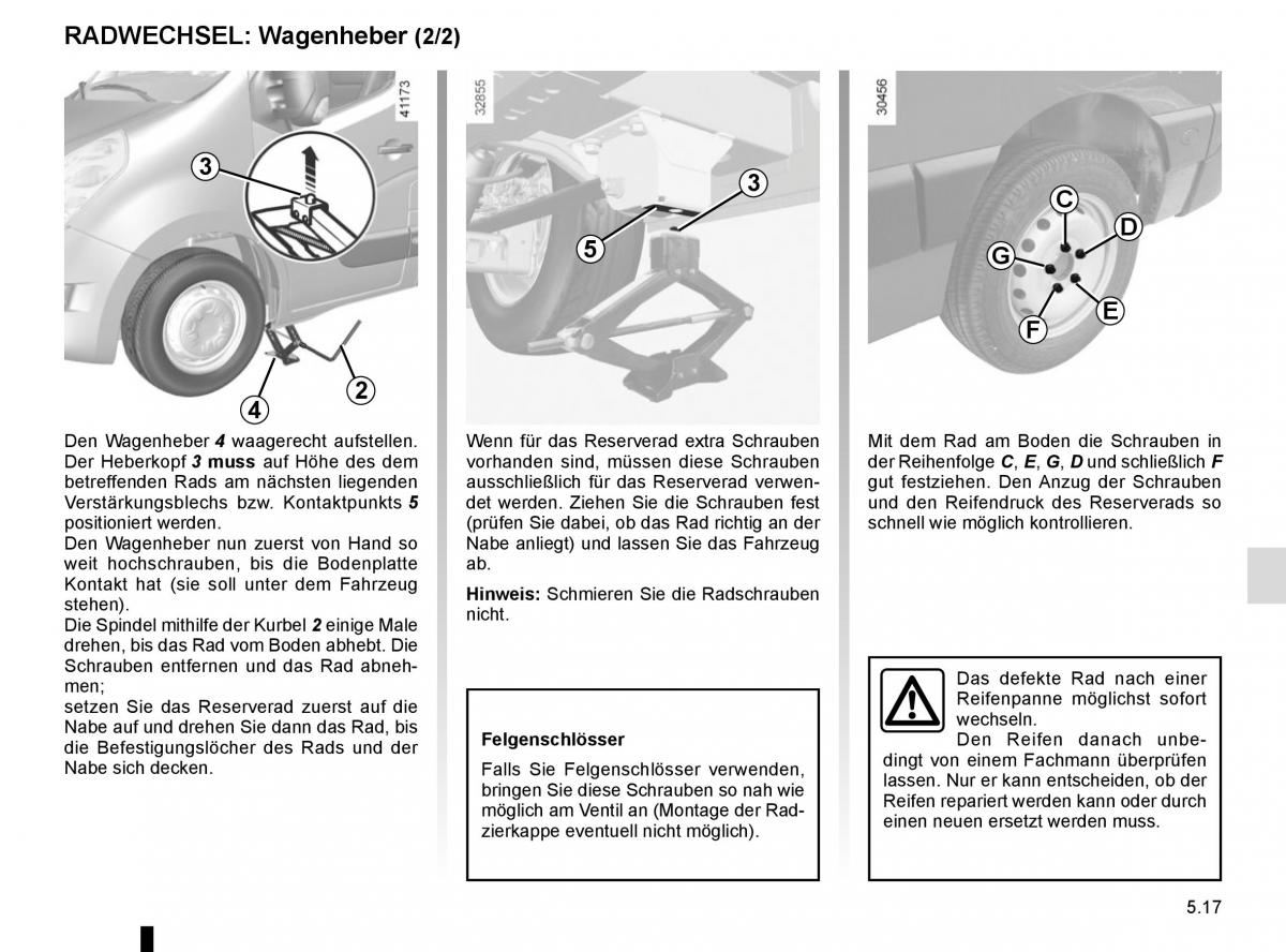 Renault Master III 3 Handbuch / page 225