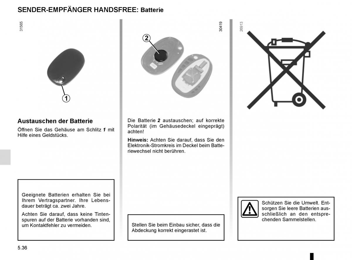 Renault Master III 3 Handbuch / page 244