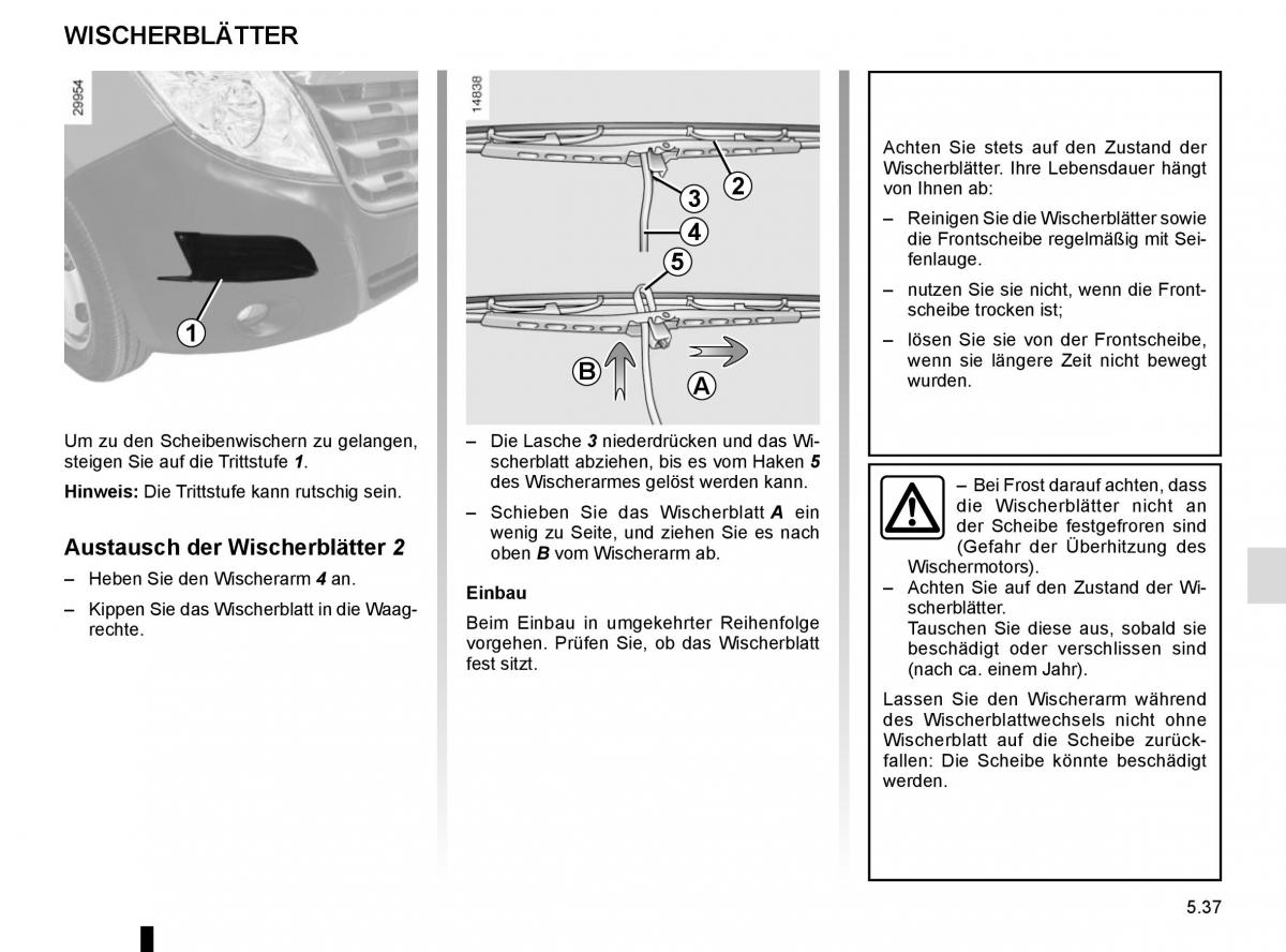 Renault Master III 3 Handbuch / page 245