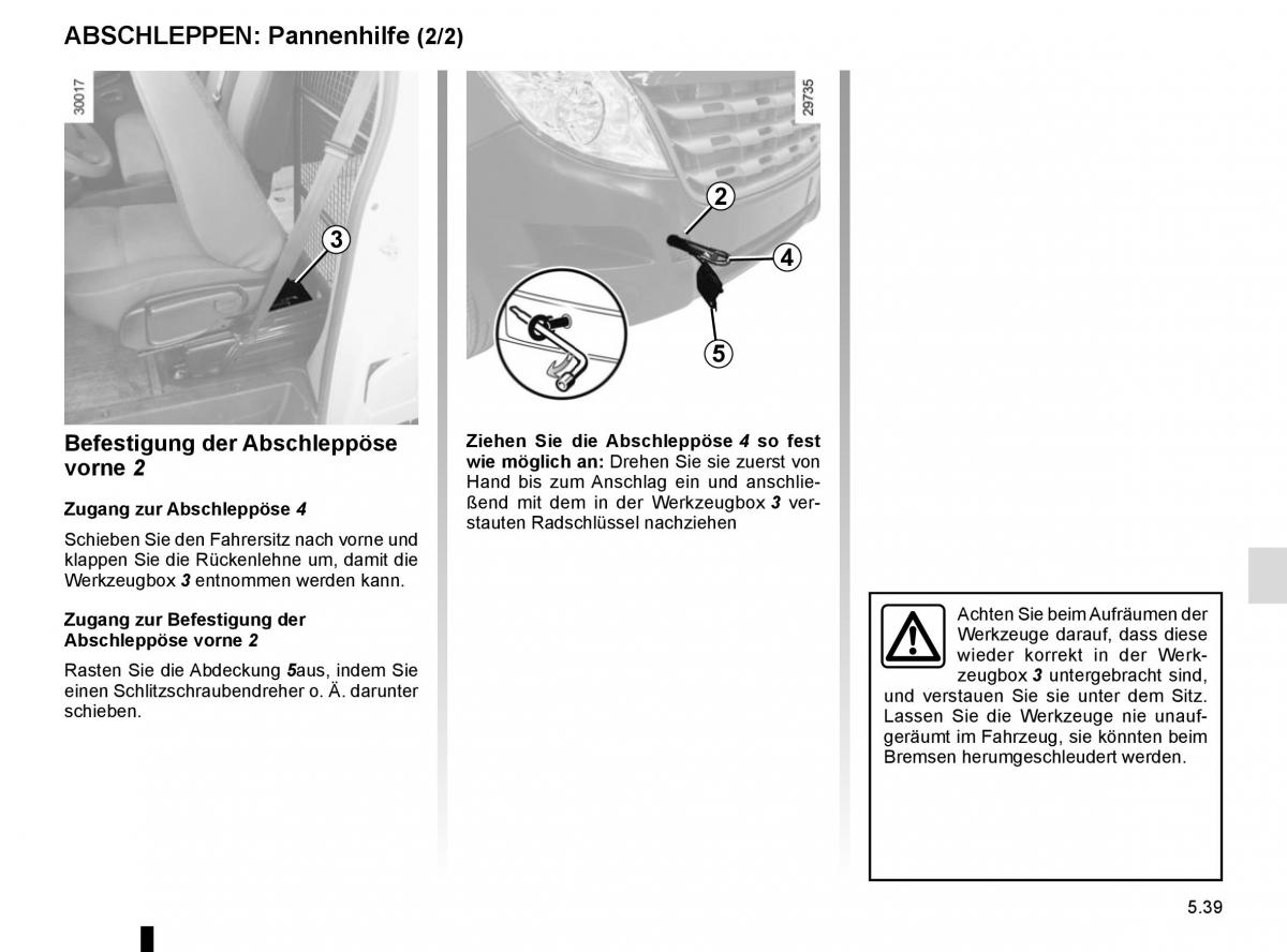 Renault Master III 3 Handbuch / page 247