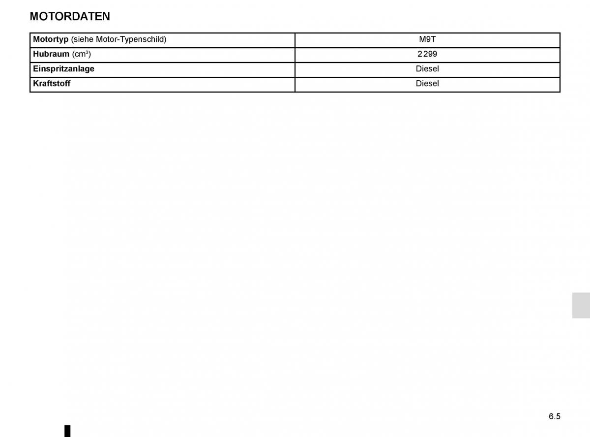 Renault Master III 3 Handbuch / page 259