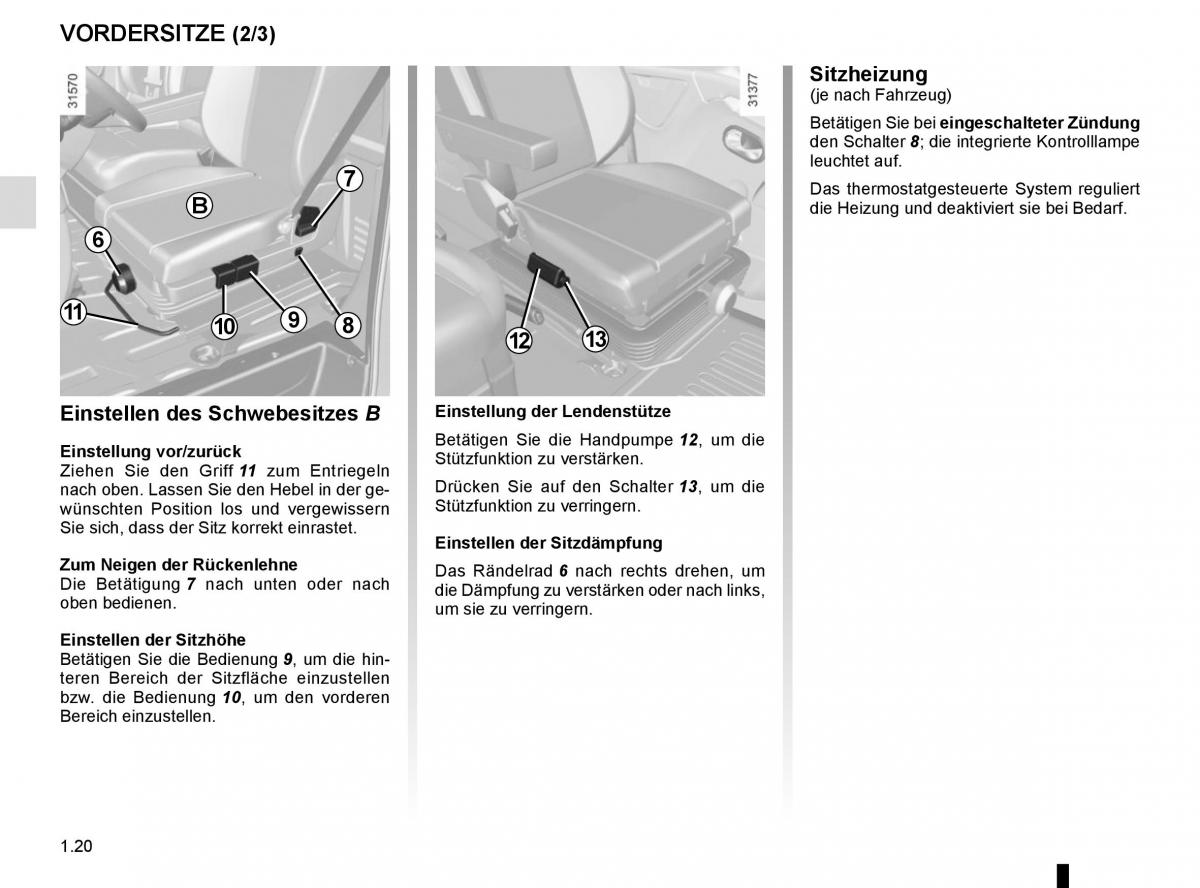 Renault Master III 3 Handbuch / page 26