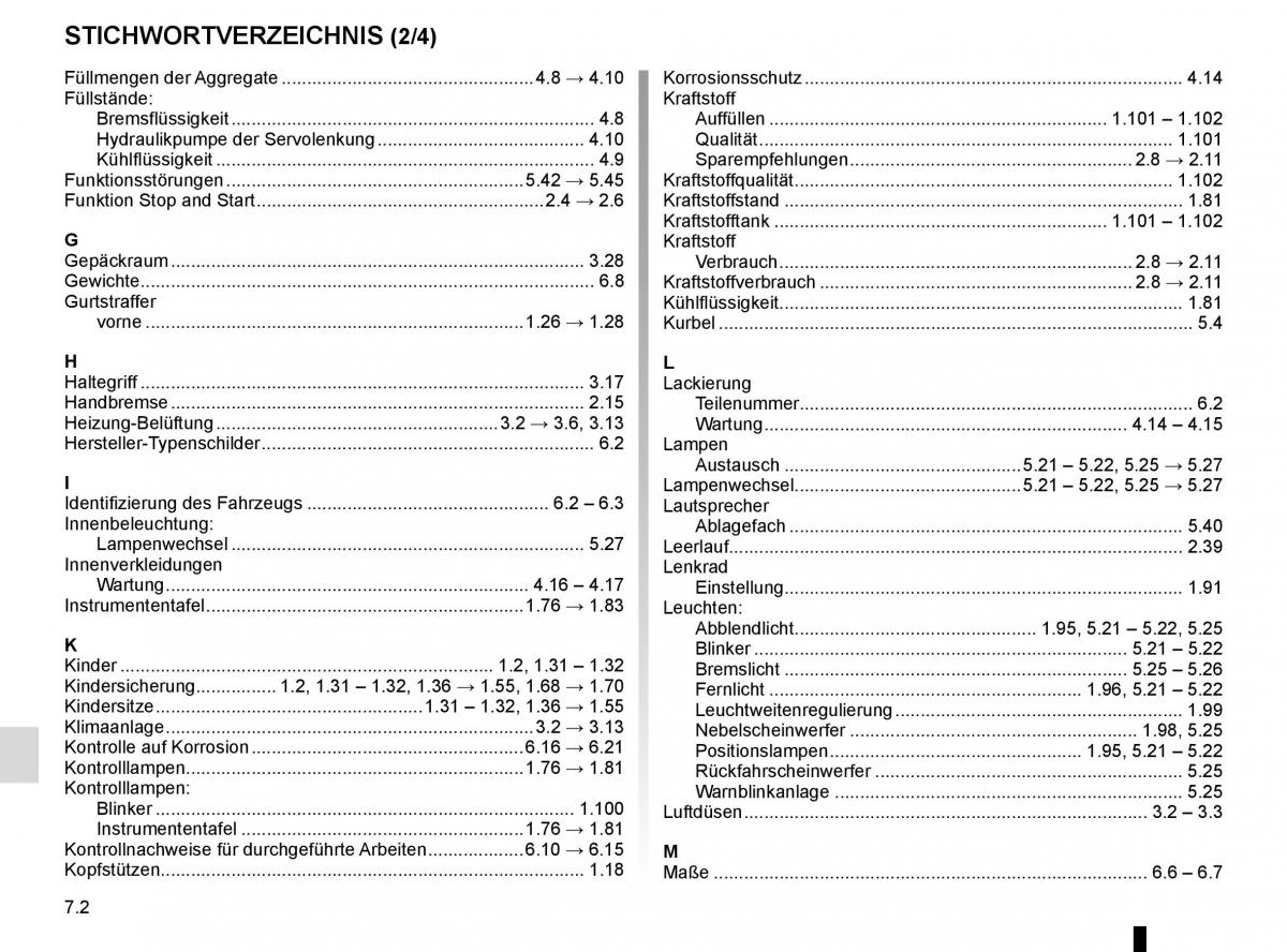 Renault Master III 3 Handbuch / page 278