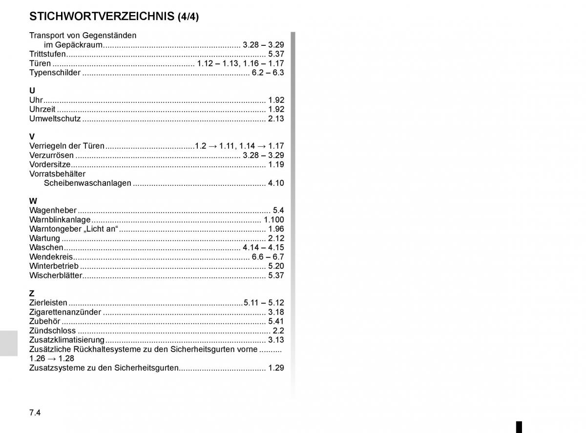 Renault Master III 3 Handbuch / page 280