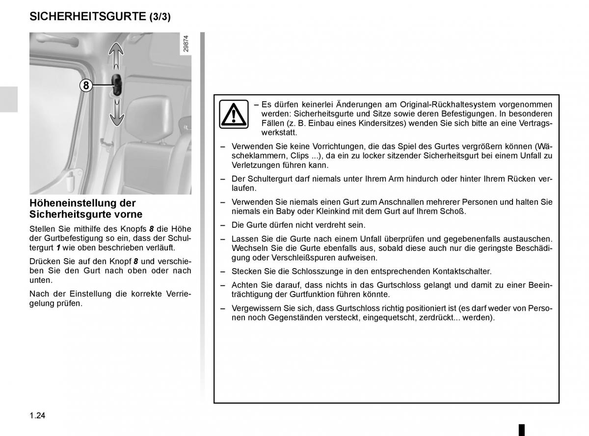 Renault Master III 3 Handbuch / page 30