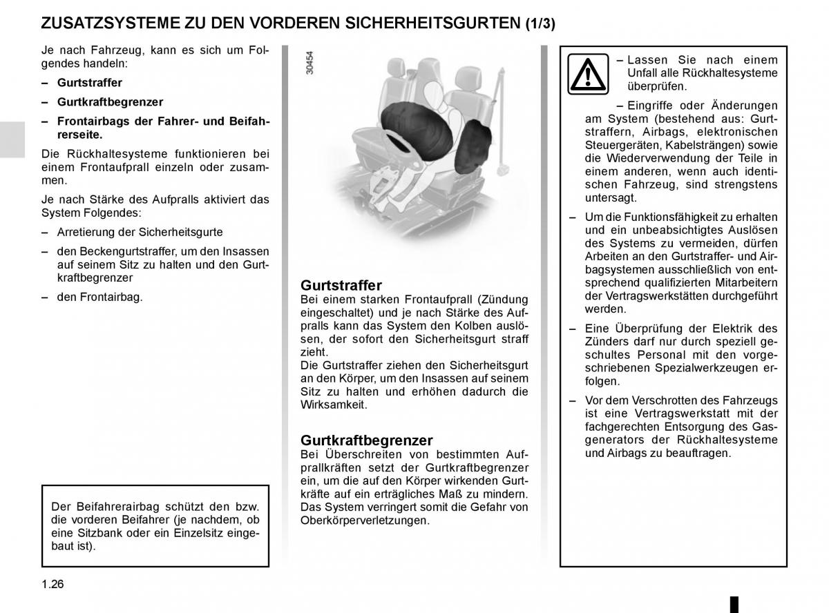 Renault Master III 3 Handbuch / page 32