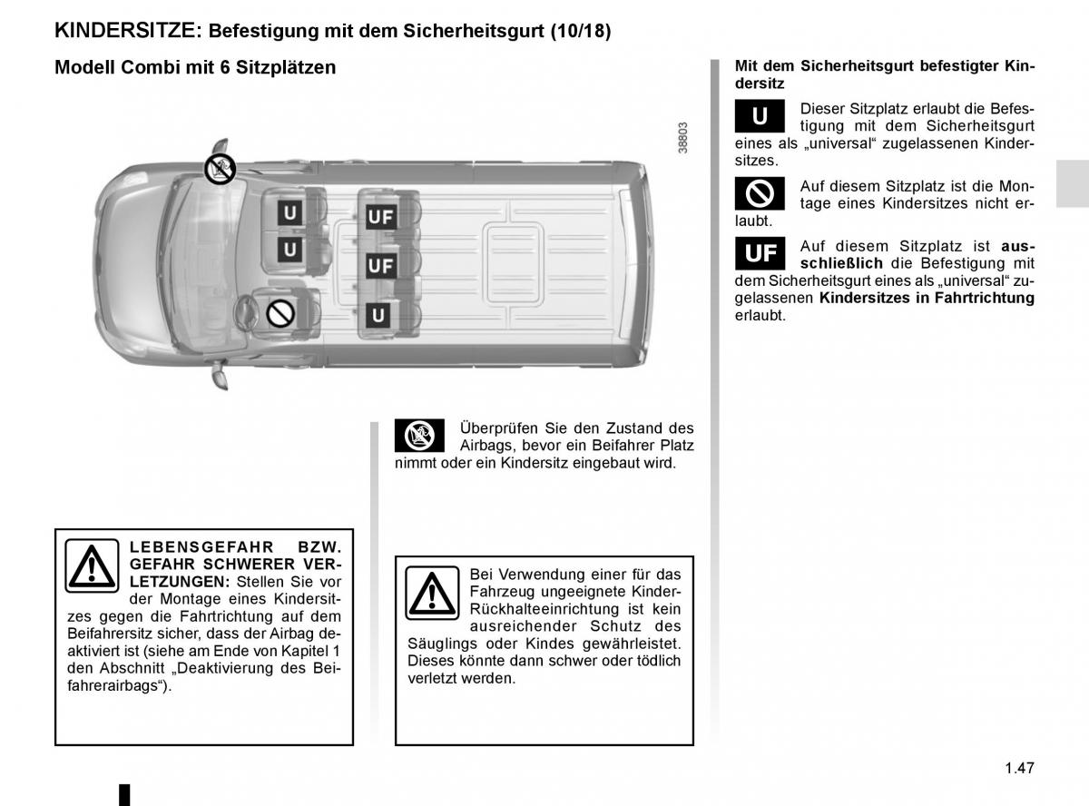 Renault Master III 3 Handbuch / page 53