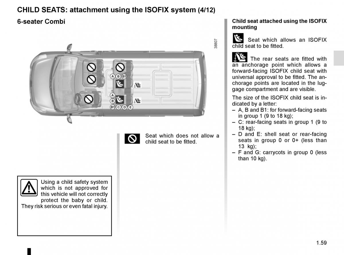 Renault Master III 3 owners manual / page 65