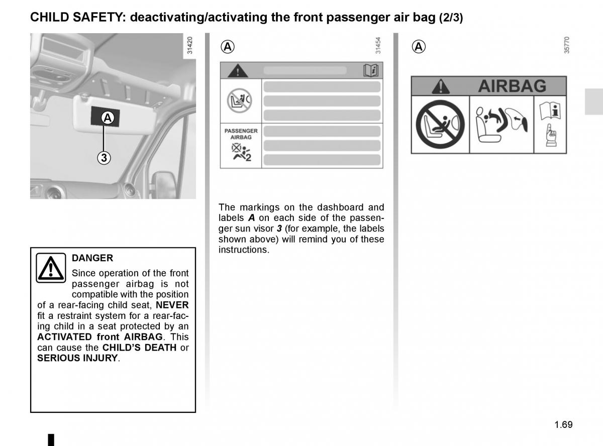 Renault Master III 3 owners manual / page 75