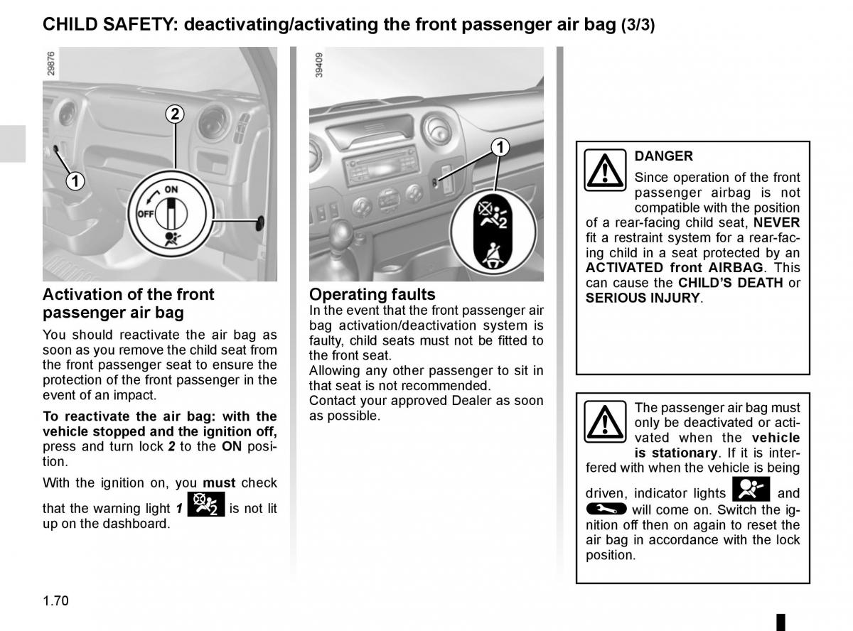 Renault Master III 3 owners manual / page 76