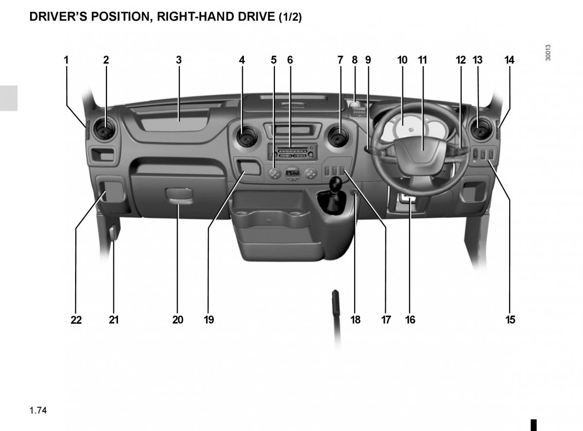 Renault Master III 3 owners manual / page 80