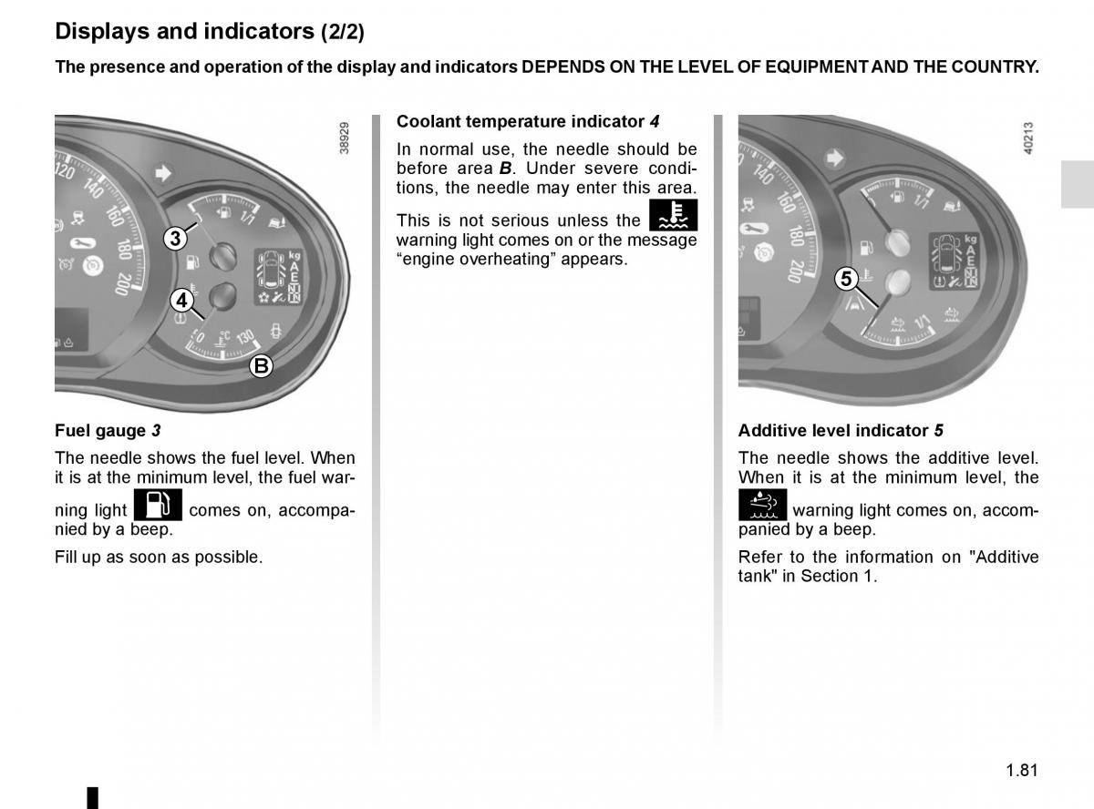 Renault Master III 3 owners manual / page 87