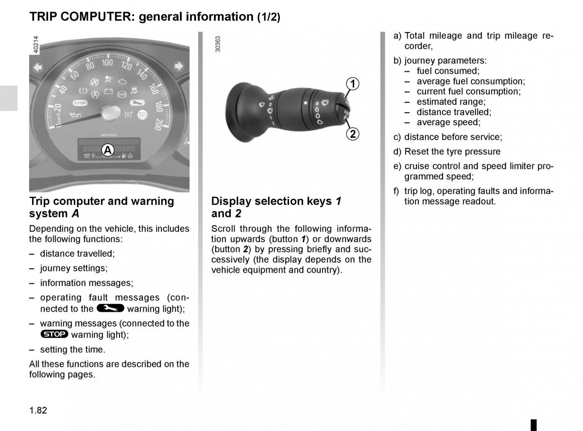 Renault Master III 3 owners manual / page 88