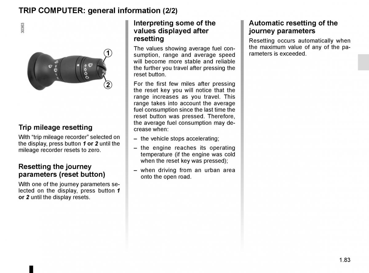 Renault Master III 3 owners manual / page 89