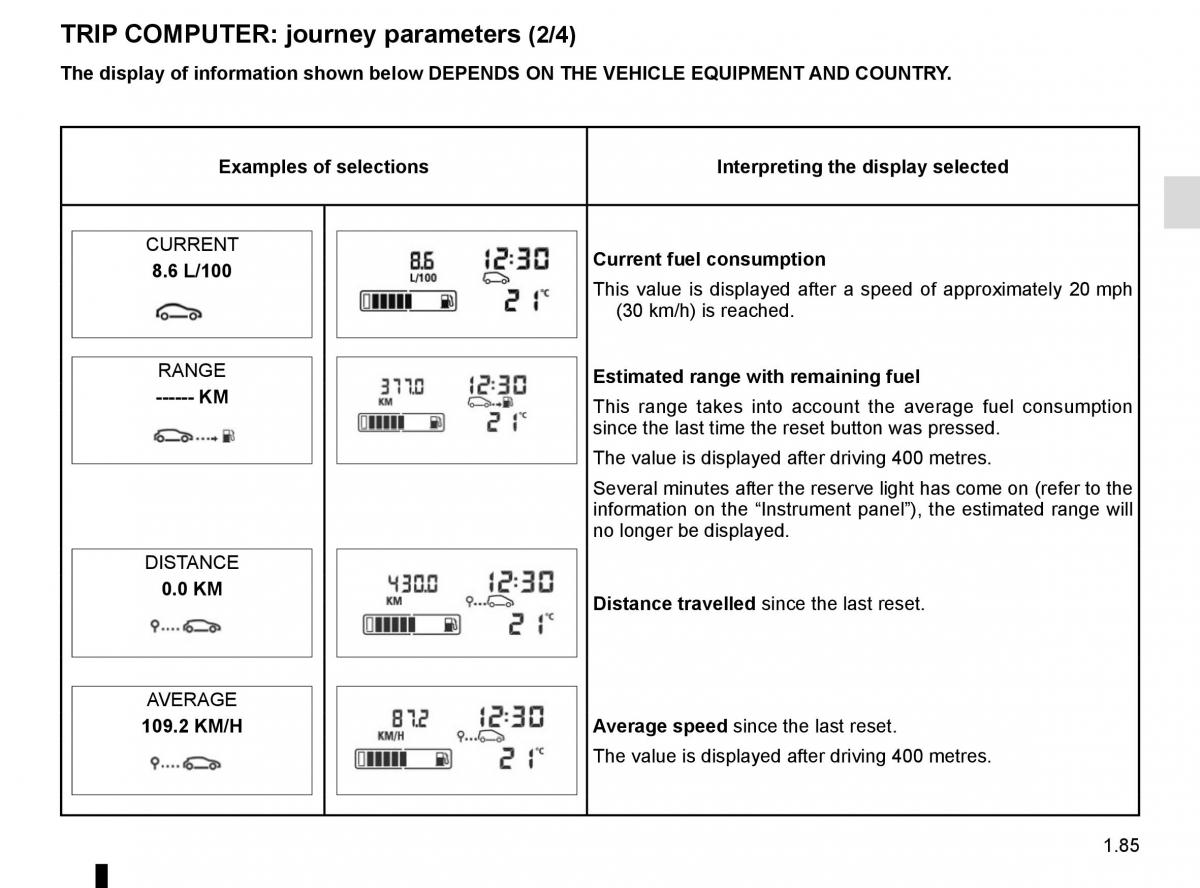 Renault Master III 3 owners manual / page 91