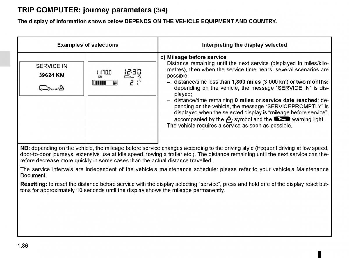 Renault Master III 3 owners manual / page 92