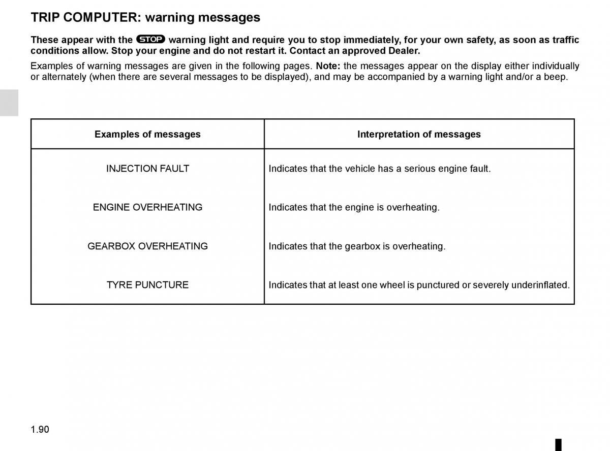 Renault Master III 3 owners manual / page 96