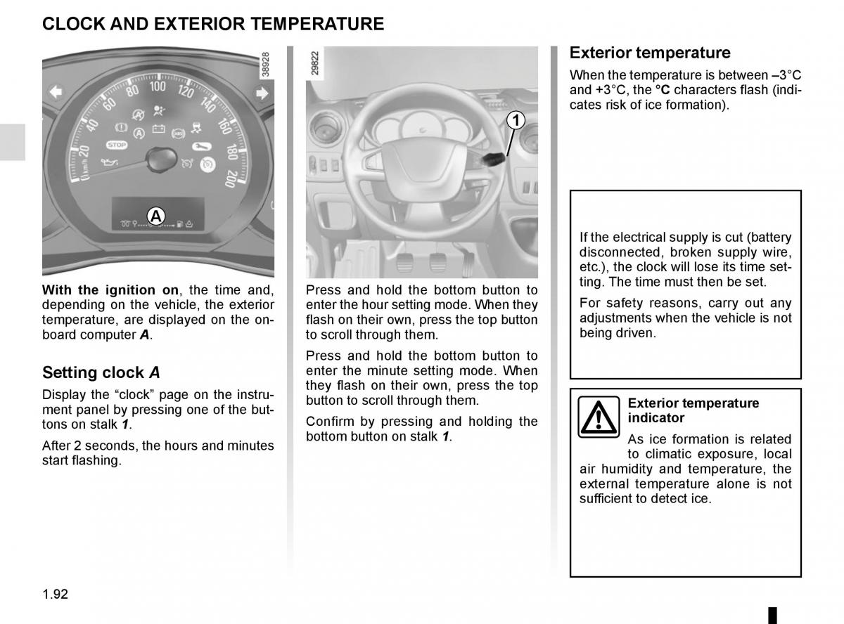 Renault Master III 3 owners manual / page 98