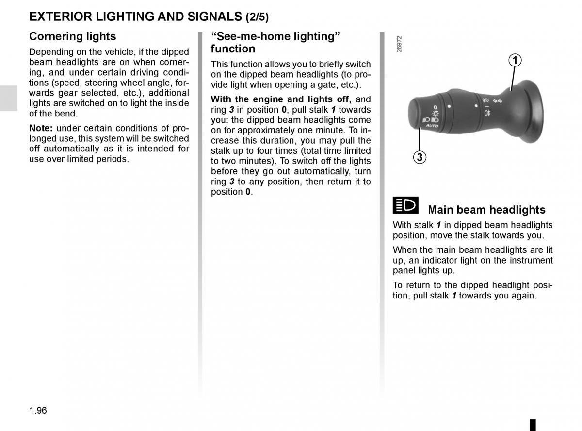 Renault Master III 3 owners manual / page 102