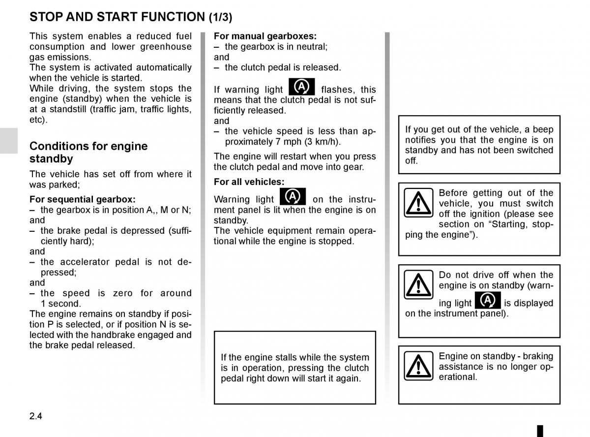 Renault Master III 3 owners manual / page 118