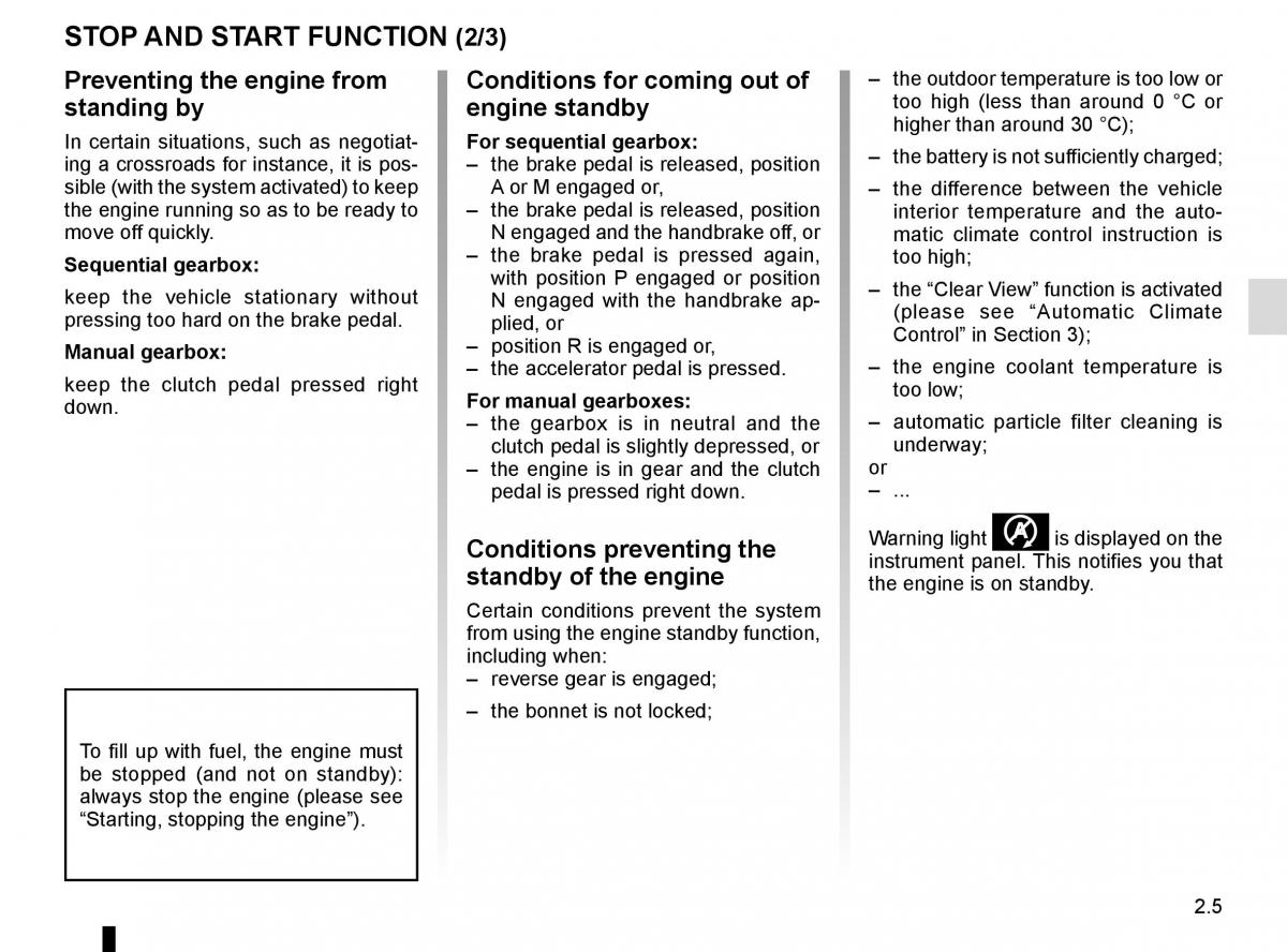 Renault Master III 3 owners manual / page 119